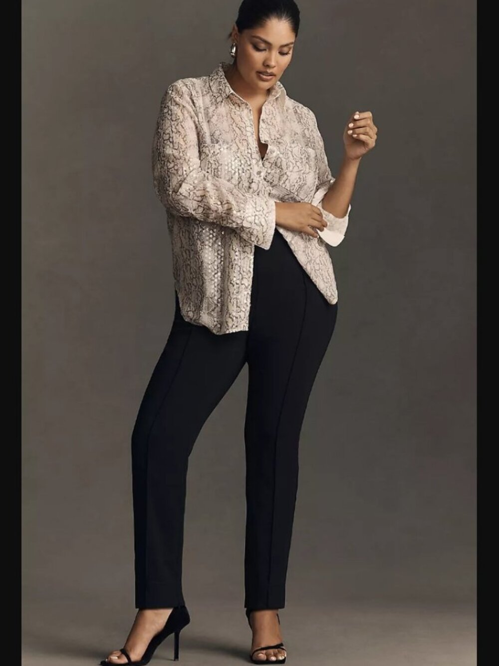 By Anthropologie Legging Trousers in Black Size 3X